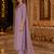 women ethnic motifs printed regular thread work kurta with trousers & with dupatta