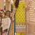women ethnic motifs printed regular  cotton kurta with trousers & with dupatta
