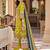 women ethnic motifs printed regular  cotton kurta with trousers & with dupatta