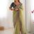 Green embellished sequinned saree