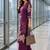 women floral printed regular thread work chanderi cotton kurta with palazzos