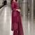 women ethnic motifs printed regular thread work  cotton kurta with trousers & with dupatta