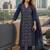 women paisley printed regular mirror work  cotton kurta with trousers & with dupatta