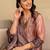 women ethnic motifs embroidered regular thread work kurta with palazzos & with dupatta