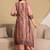 women ethnic motifs embroidered regular thread work kurta with palazzos & with dupatta