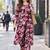 women floral printed regular beads and stones kurta with trousers