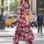 women floral printed regular beads and stones kurta with trousers