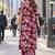 women floral printed regular beads and stones kurta with trousers