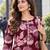 women floral printed regular beads and stones kurta with trousers