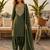 women ethnic motifs regular mirror work kurta with patiala & with dupatta