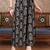 women ethnic motifs printed regular thread work kurta with trousers