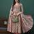 women floral printed regular  cotton kurta with trousers & dupatta