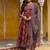 women ethnic motifs printed angrakha  cotton kurta with trousers & with dupatta