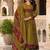 women ethnic motifs printed angrakha  cotton kurta with trousers & with dupatta