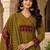 women ethnic motifs printed angrakha  cotton kurta with trousers & with dupatta