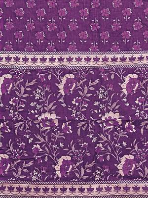 women floral printed regular  cotton kurta with trousers & with dupatta 3