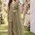 women regular mirror work kurta with palazzos & with dupatta