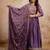 women ethnic motifs embroidered empire  silk kurta with trousers & with dupatta