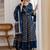 women ethnic motifs printed angrakha  cotton kurta with trousers & with dupatta