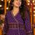 women ethnic motifs printed angrakha  cotton kurta with trousers & with dupatta