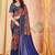 Multicolor ethnic motifs brasso saree