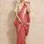 Rose woven design  cotton handloom saree