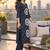 women ethnic printed regular  cotton kurta with trousers with dupatta