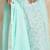 Sea green  cotton handloom saree