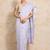 Lavender woven design  cotton handloom saree