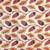 Peach woven design  cotton saree