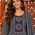 women ethnic motifs printed regular  cotton kurta with sharara & with dupatta