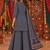 women ethnic motifs printed regular  cotton kurta with sharara & with dupatta