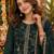 women ethnic motifs embroidered regular kurta with trousers & with dupatta