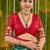 Green bandhani zari silk blend handloom sambalpuri saree