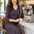 women printed regular  cotton kurta with trousers & with dupatta