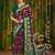 Maroon ethnic motifs zari silk blend handloom sambalpuri saree