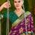 Maroon ethnic motifs zari silk blend handloom sambalpuri saree
