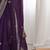 Purple ethnic motifs zari satin designer saree