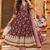 women floral printed angrakha  cotton kurta with trousers & with dupatta