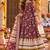 women floral printed angrakha  cotton kurta with trousers & with dupatta