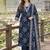 women ethnic motifs printed regular mirror work  cotton kurta with trousers & with dupatta