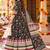 women floral printed angrakha  cotton kurta with trousers & with dupatta