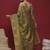 Olive floral embroidered sequinned saree