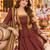 women ethnic motifs printed regular gotta patti  cotton kurta with trousers & with dupatta