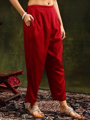 ethnic motifs embroidered sequinned straight kurta with trouser & dupatta 7