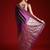 Violet ethnic motifs woven design zari satin banarasi saree