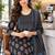 women ethnic motifs printed regular  cotton kurta with trousers & with dupatta