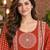 women printed regular  cotton kurta with trousers & with dupatta