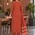 women printed regular  cotton kurta with trousers & with dupatta