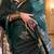 Green women woven design zari satin banarasi saree